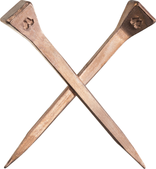 Mustad Copper Concave Nails