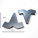 Cini Steel Heart Bar Inserts